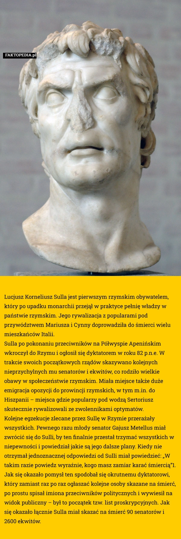 
    
			

Lucjusz Korneliusz Sulla jest pierwszym rzymskim					