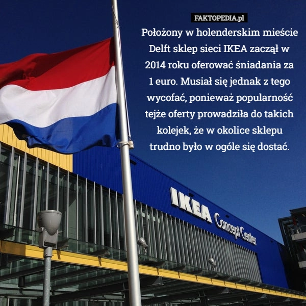 
    Położony w holenderskim mieście Delft sklep sieci IKEA zaczął w 2014 roku