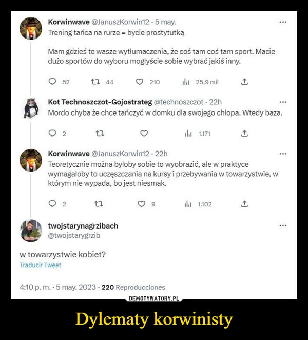 
    Dylematy korwinisty