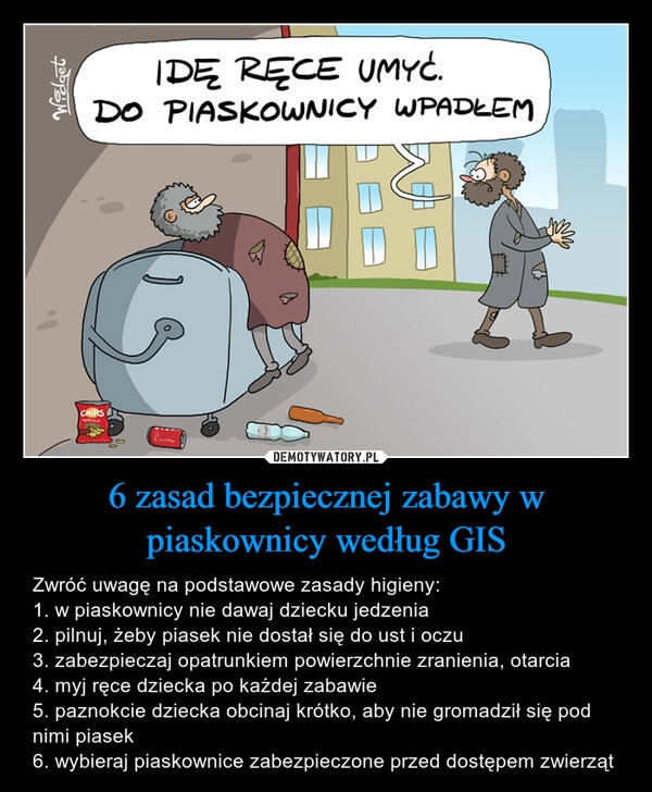 
    6 zasad bezpiecznej zabawy w piaskownicy według GIS