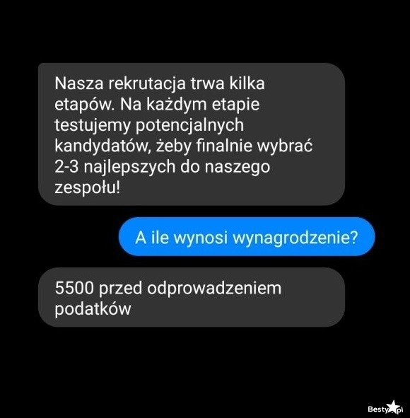 
    Kilka etapów rekrutacji 