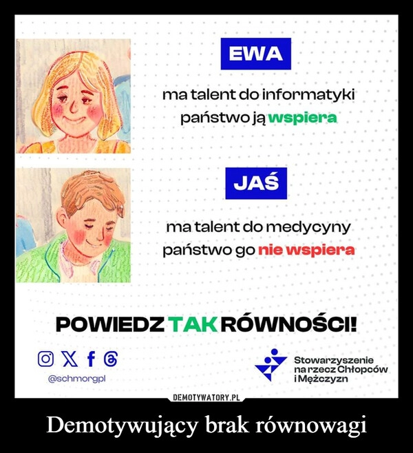 
    Demotywujący brak równowagi