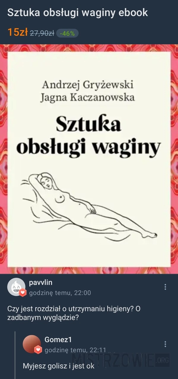 
    Sztuka obsługi waginy