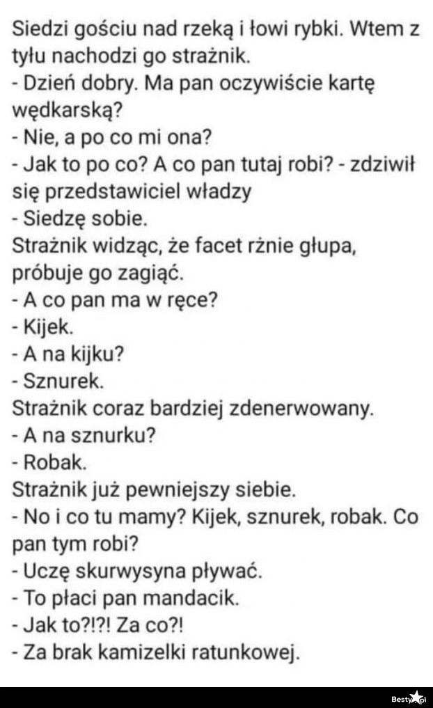 
    Cwany wędkarz 