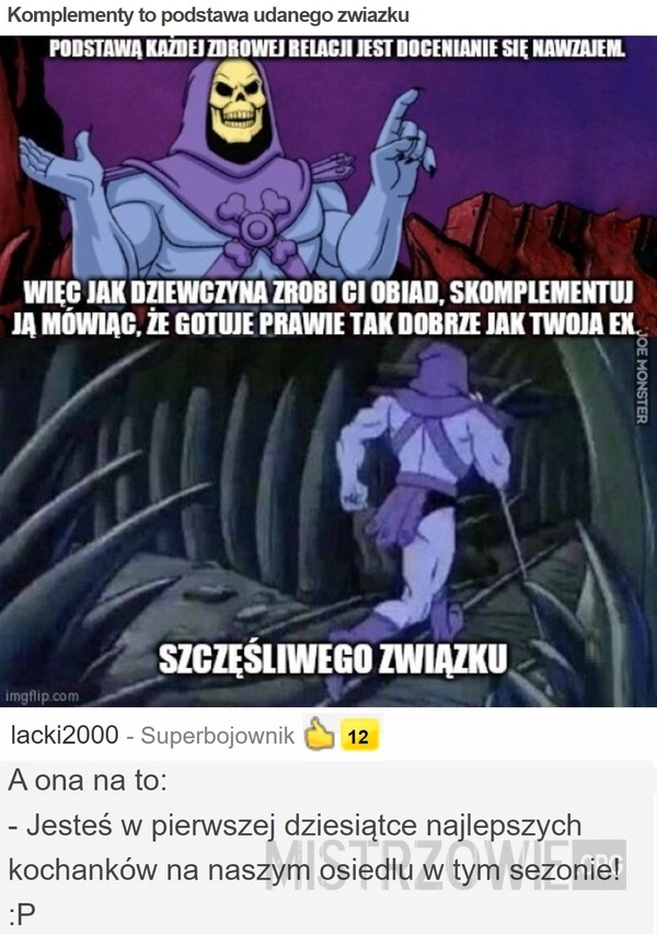 
    Komplementy to podstawa udanego związku