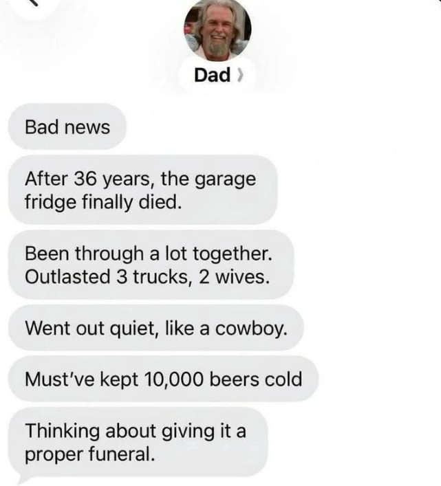 
    10,000 beers. You'd think he lost a son.