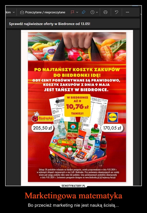 
    Marketingowa matematyka