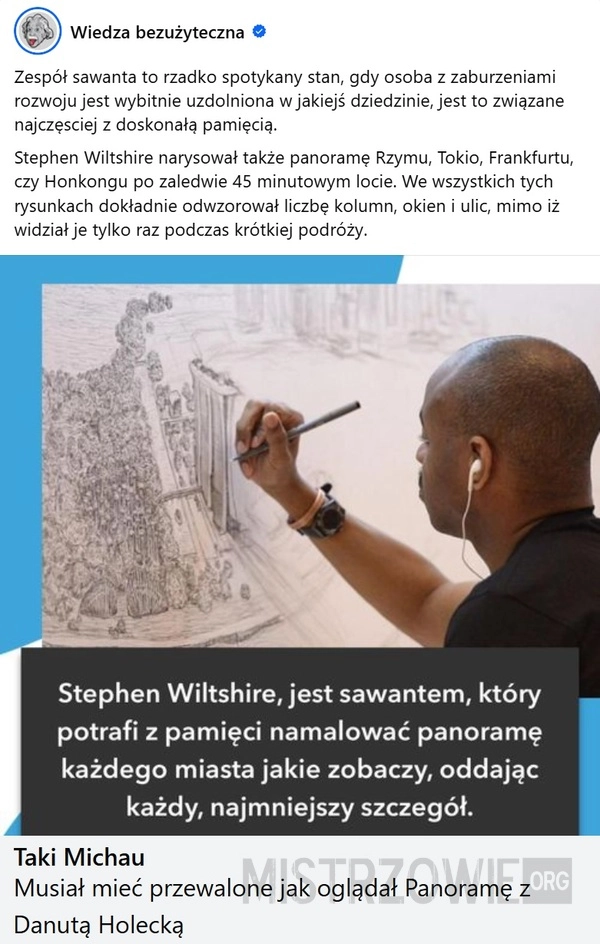 
    Stephen Wiltshire