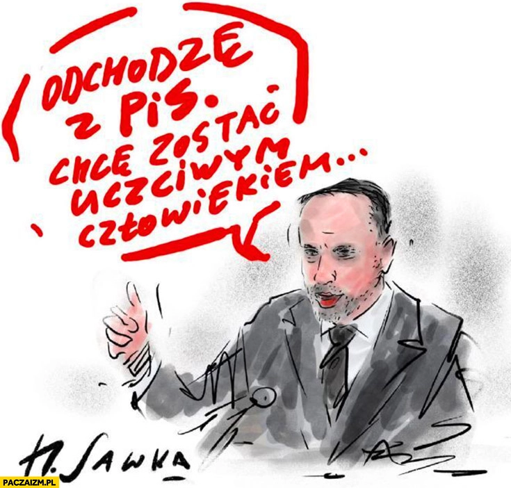 
    Janusz Kowalski odchodzę z PIS, chcę zostać uczciwym człowiekiem Sawka