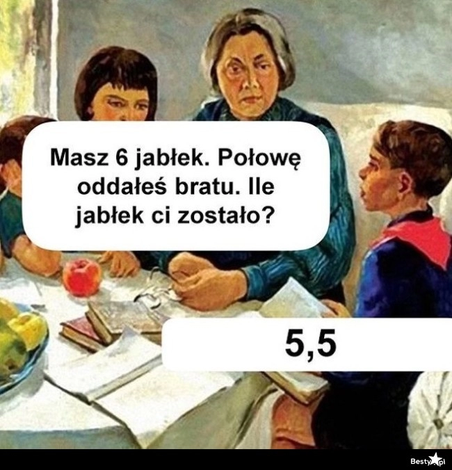 
    Zadanie z jabłkami 