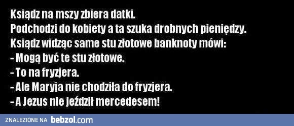 
    Ksiądz i datki