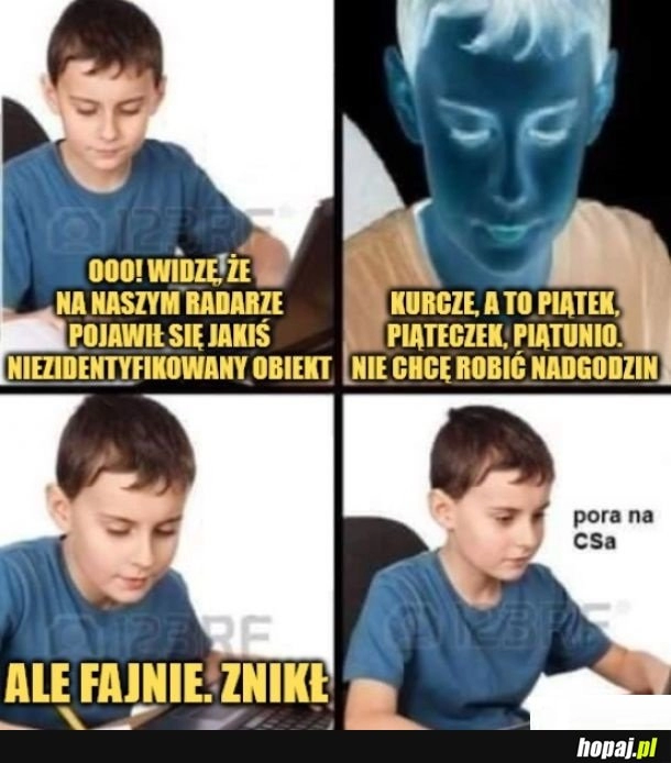 
    Znikł.