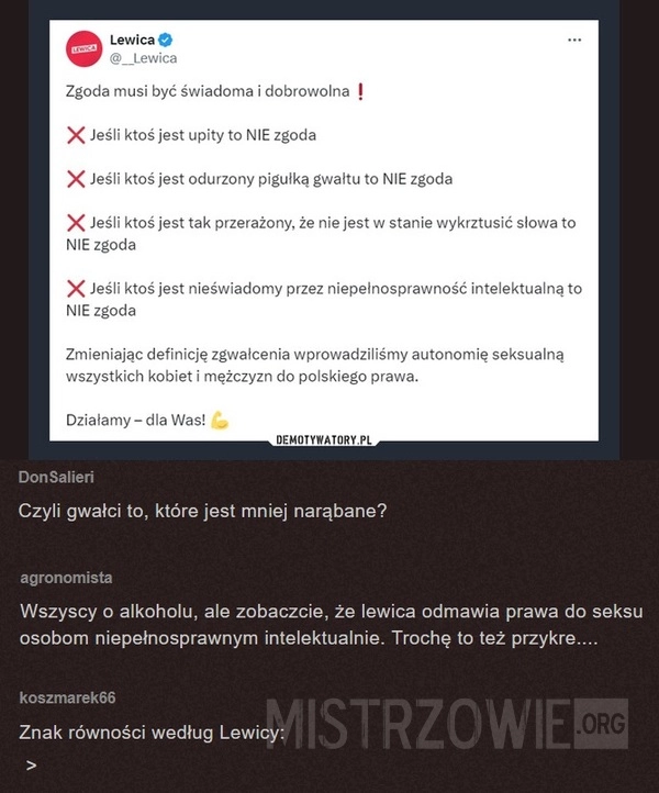 
    Gwałt czyli jak?