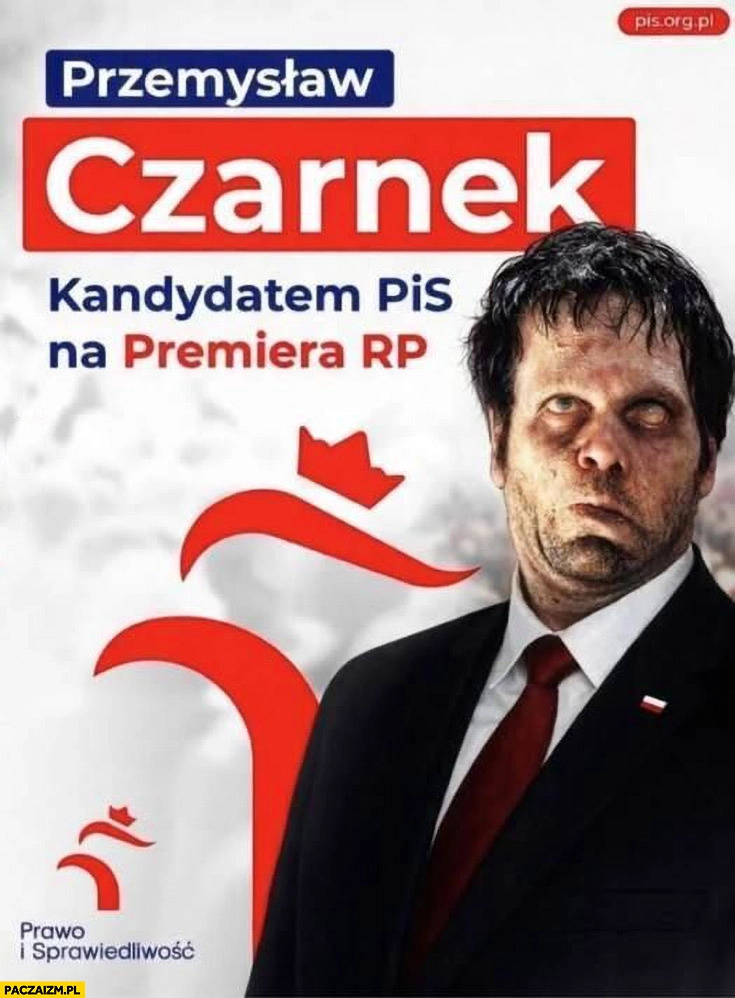 
    Przemysław Czarnek kandydat PiS na premiera RP Edgar men in black