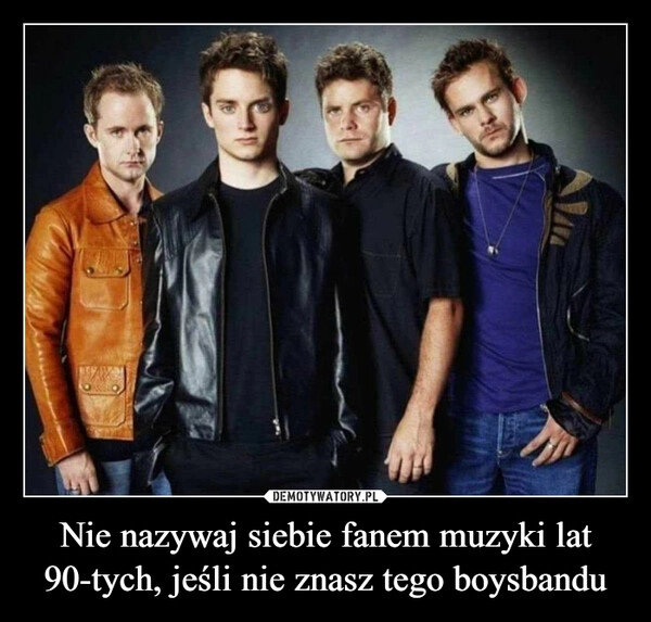 
    Nie nazywaj siebie fanem muzyki lat 90-tych, jeśli nie znasz tego boysbandu