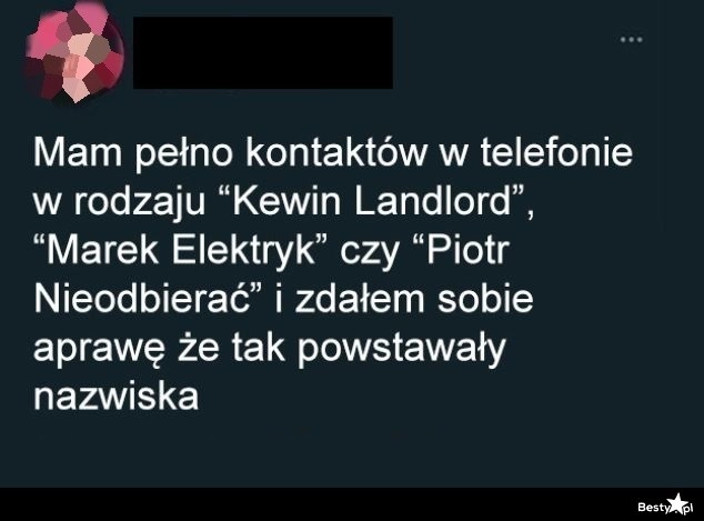 
    Kontakty w telefonie 