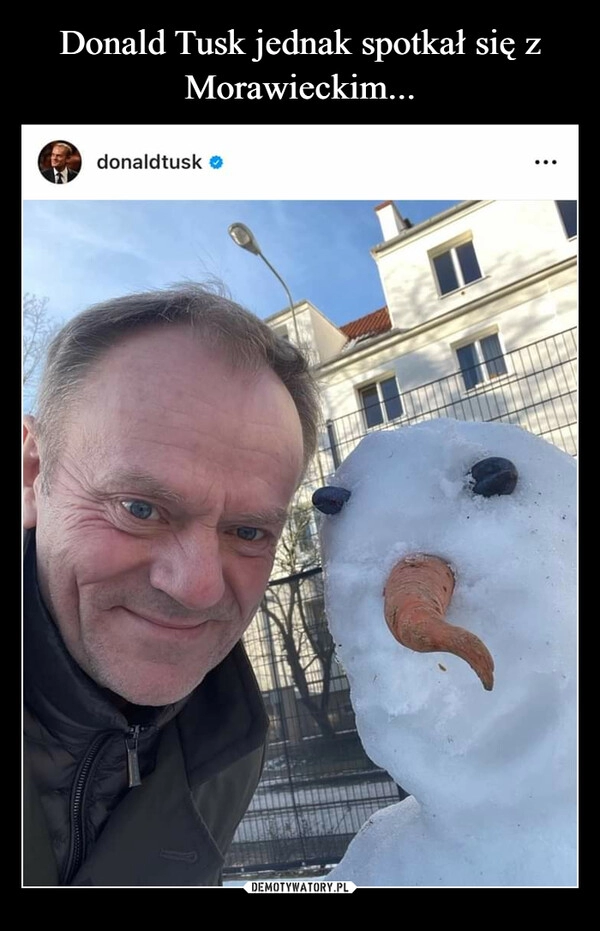 
    Donald Tusk jednak spotkał się z Morawieckim...