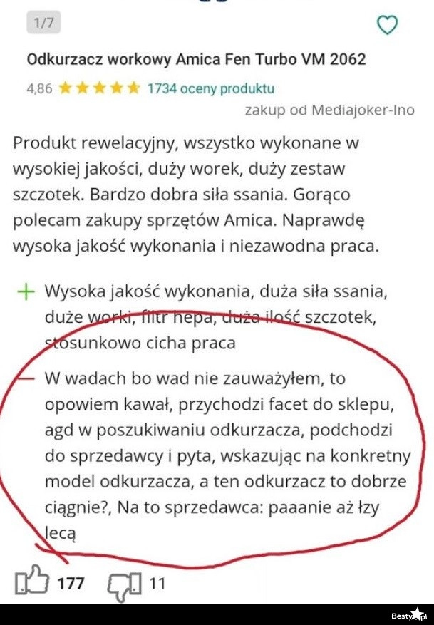 
    Niektórzy to mają talent do pisania opinii 