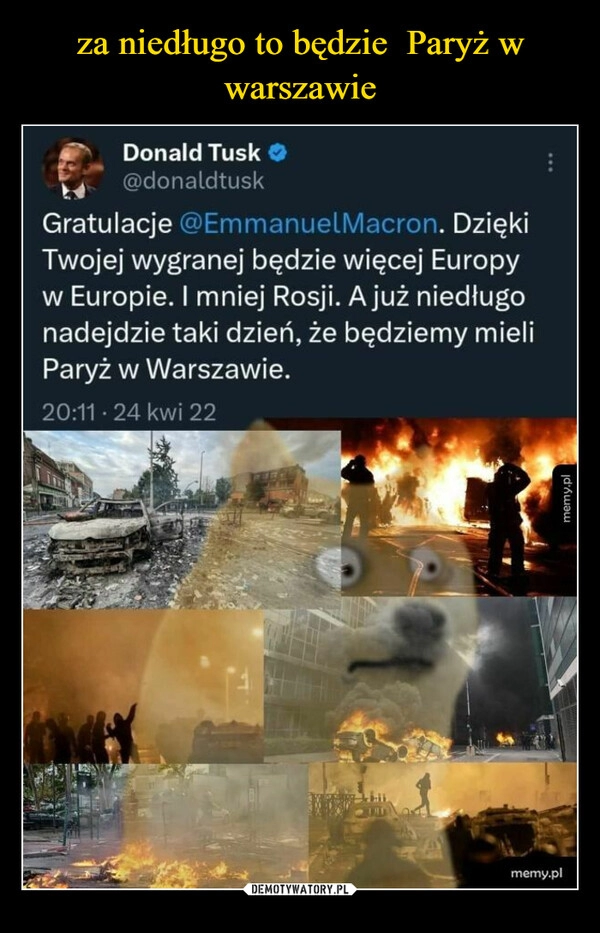 
    za niedługo to będzie  Paryż w warszawie