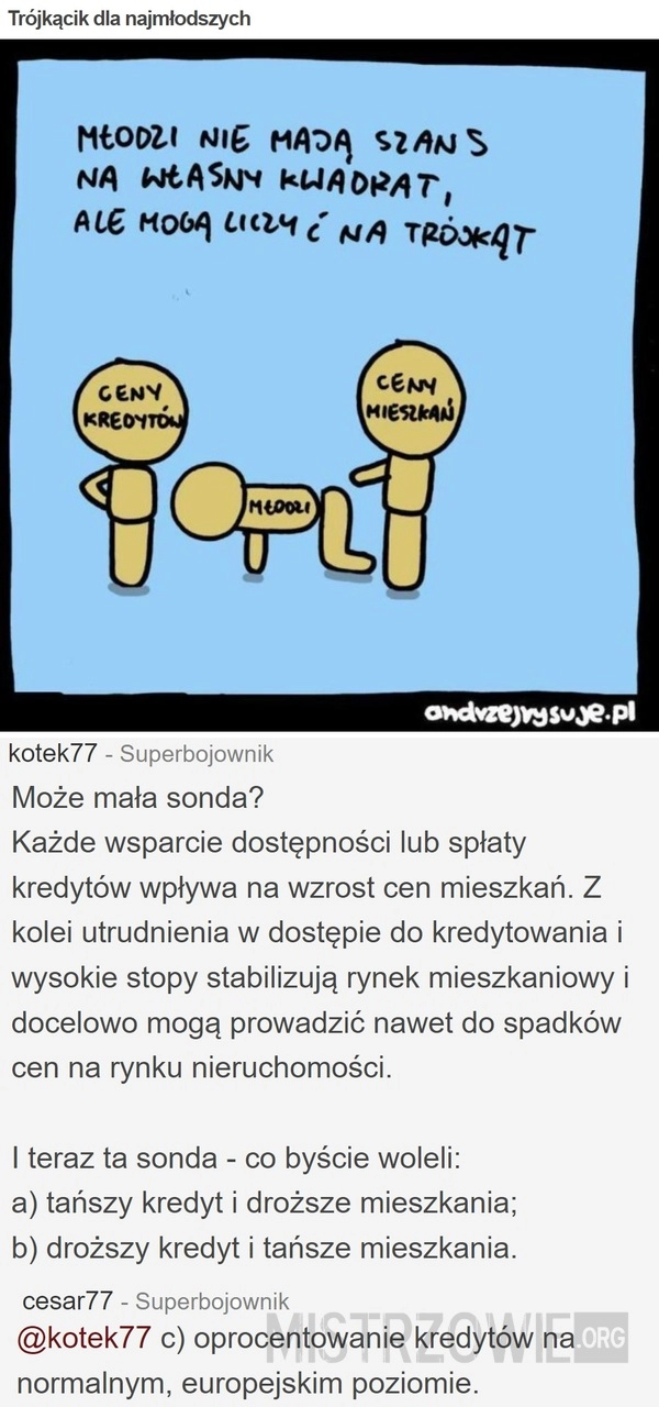 
    Trójkącik dla najmłodszych