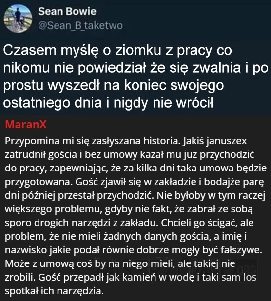 
    Ziomek z pracy