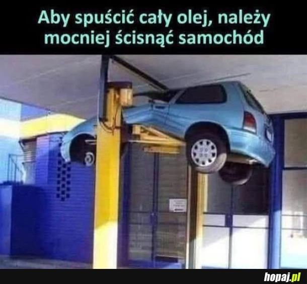 
    Wymiana oleju