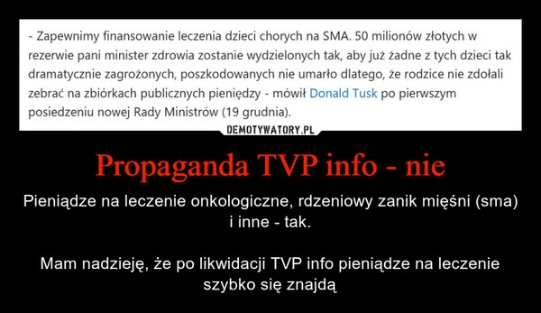 
    Propaganda TVP info - nie