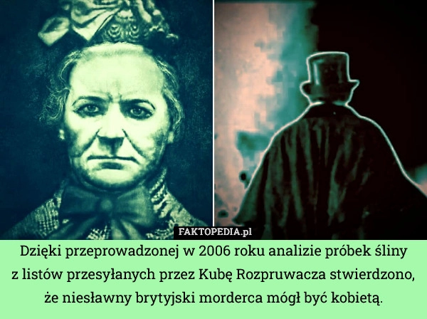 
    Dzięki przeprowadzonej w 2006 roku analizie próbek śliny
z listów przesyłanych