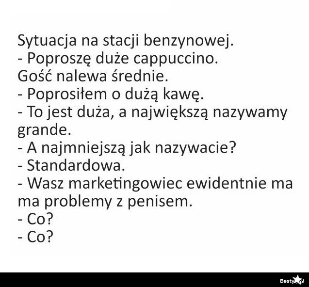 
    Kawa na stacji benzynowej 