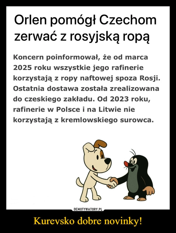 
    Kurevsko dobre novinky!