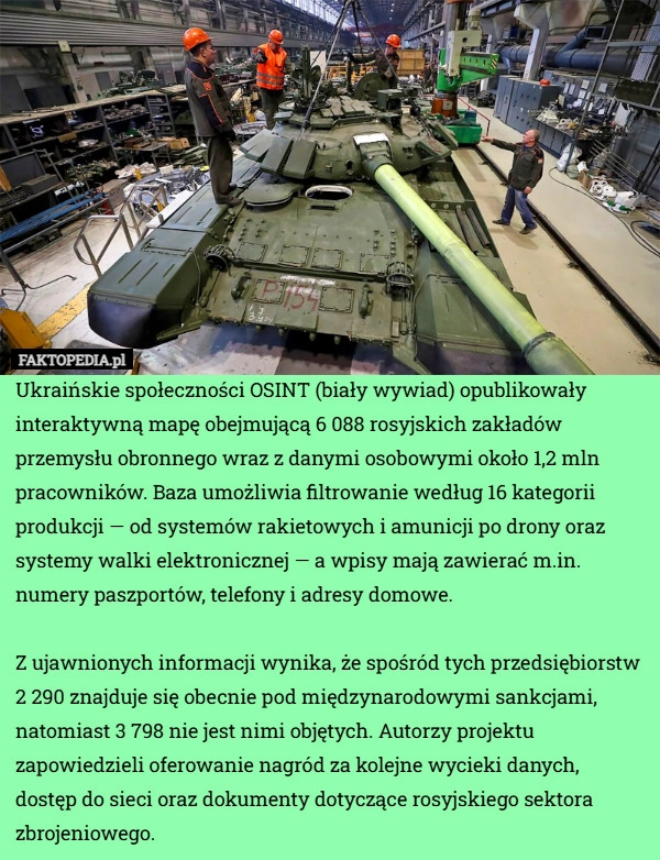 
    Ukraińskie społeczności OSINT (biały wywiad) opublikowały interaktywną mapę