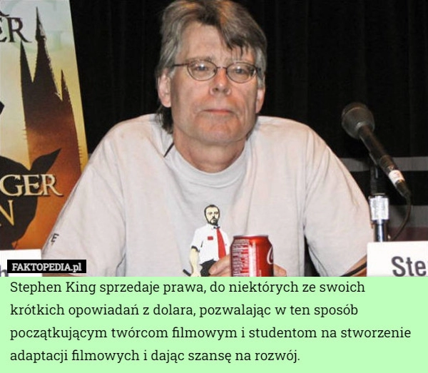 
    Stephen King sprzedaje prawa, do niektórych ze swoich krótkich opowiadań