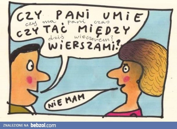 
    Między wierszami