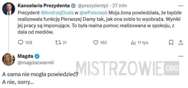 
    Agata mówi, że...