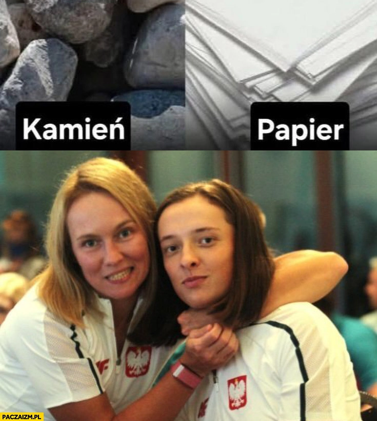 Iga Świątek Daria Abramowicz kamień papier nożyce