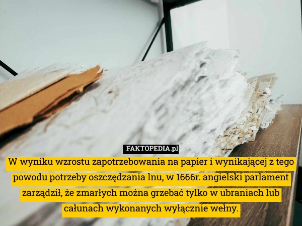 
    W wyniku wzrostu zapotrzebowania na papier i wynikającej z tego powodu potrzeby