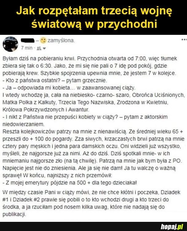 
    Kłótnia w przychodni