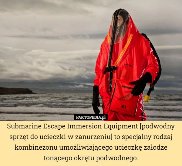 
    Submarine Escape Immersion Equipment [podwodny sprzęt do ucieczki w zanurzeniu]