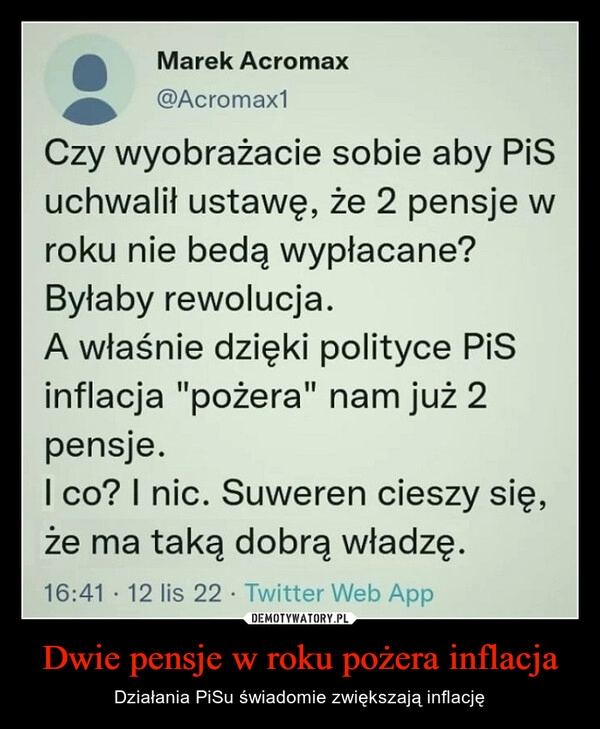 
    
Dwie pensje w roku pożera inflacja 