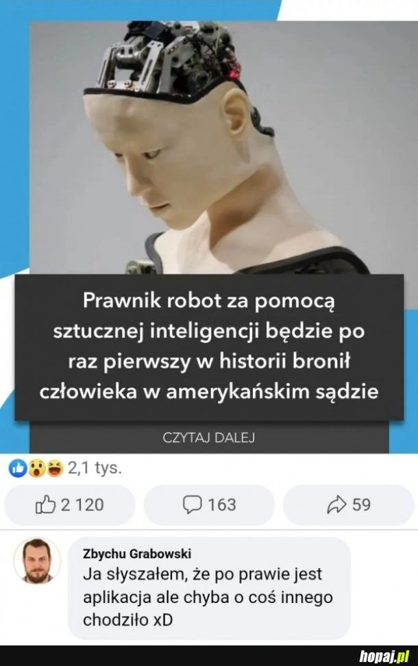 
    Prawnik robot