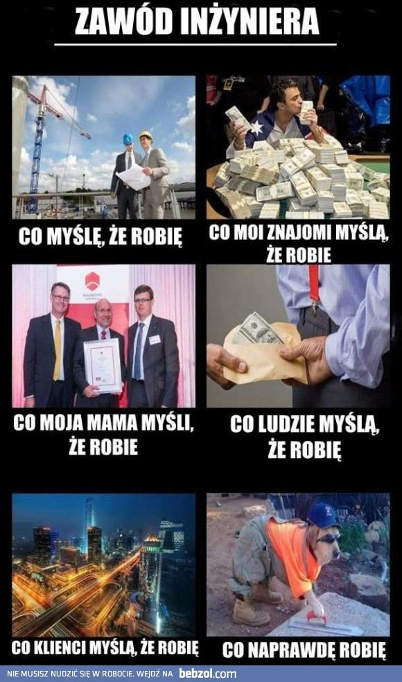 
    Tak wygląda praca inżyniera