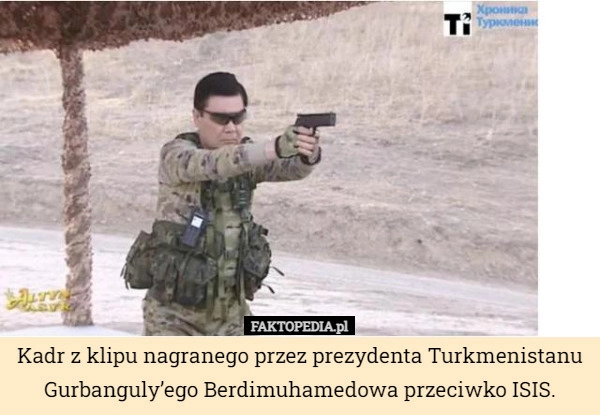 
    Kadr z klipu nagranego przez prezydenta Turkmenistanu Gurbanguly’ego Berdimuhamedowa