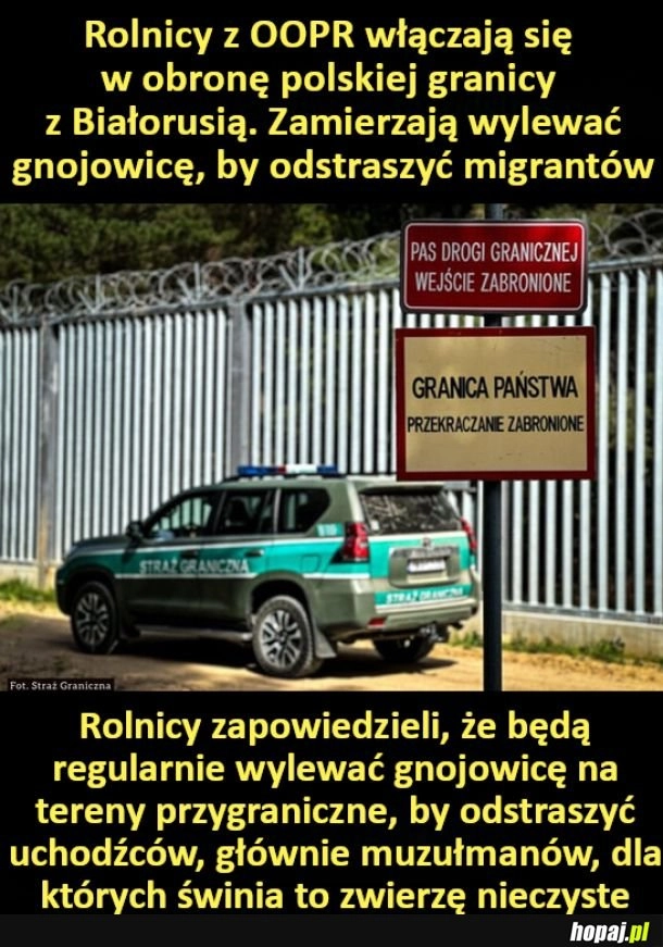 
    Rolnicy z OOPR włączają się w obronę polskiej granicy z Białorusią