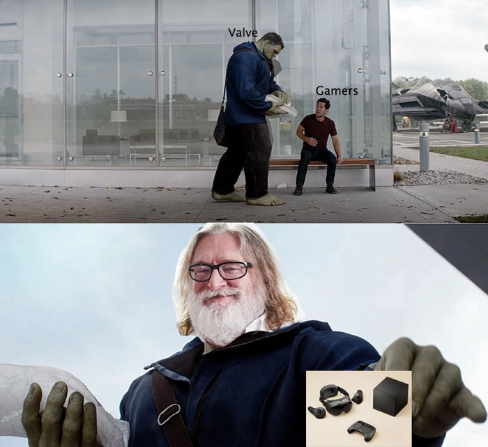 
    On a random Wednesday, Lord Gaben blessed us