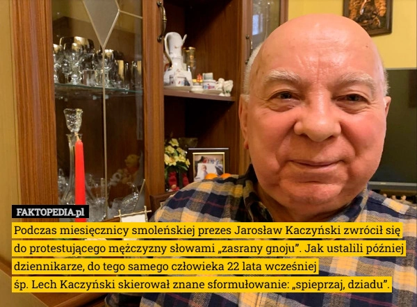 
    Podczas miesięcznicy smoleńskiej prezes Jarosław Kaczyński zwrócił się do