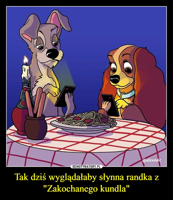 
    Tak dziś wyglądałaby słynna randka z "Zakochanego kundla"