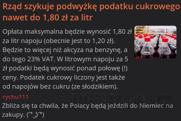 
    Podatek cukrowy