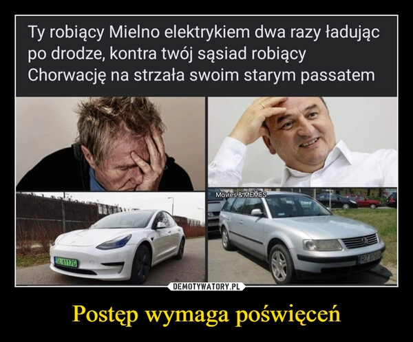 
    Postęp wymaga poświęceń