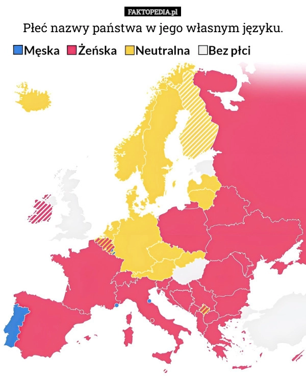 
    Płeć nazwy państwa w jego własnym języku.