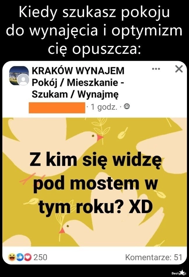 
    Wynajem pokoju w Krakowie 